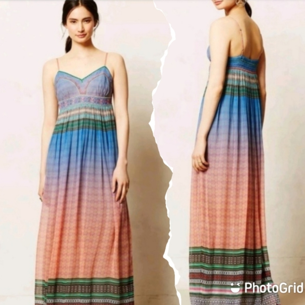 Anthropologie Sunset Maxi Dress by Tanvi Kedia